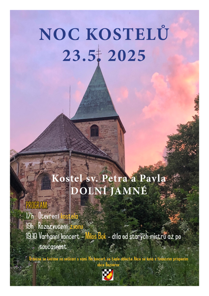 Noc kostelů 2025 Dolní Jamné
